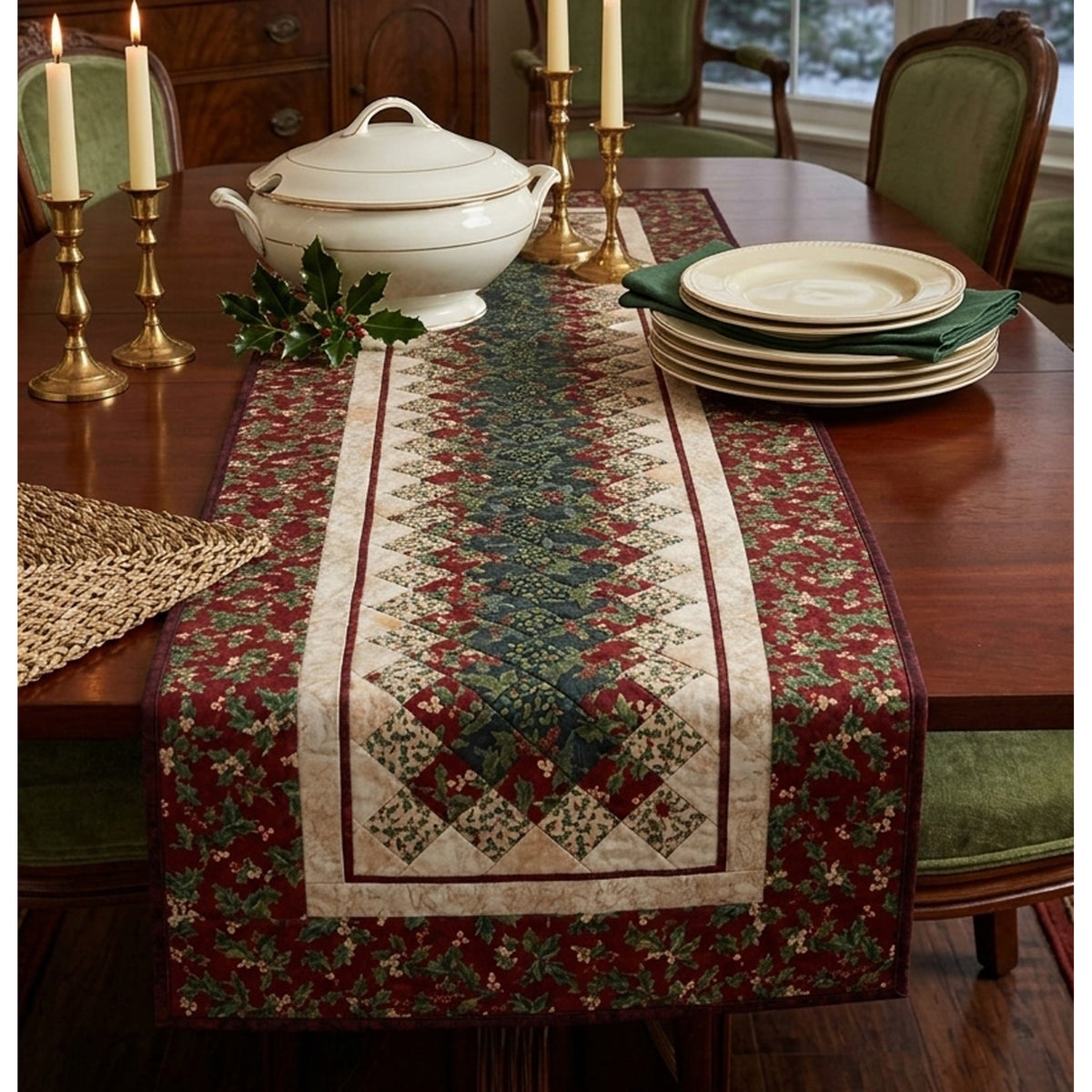 Colourwash Table Runner CTD-9005e - Downloadable Pattern