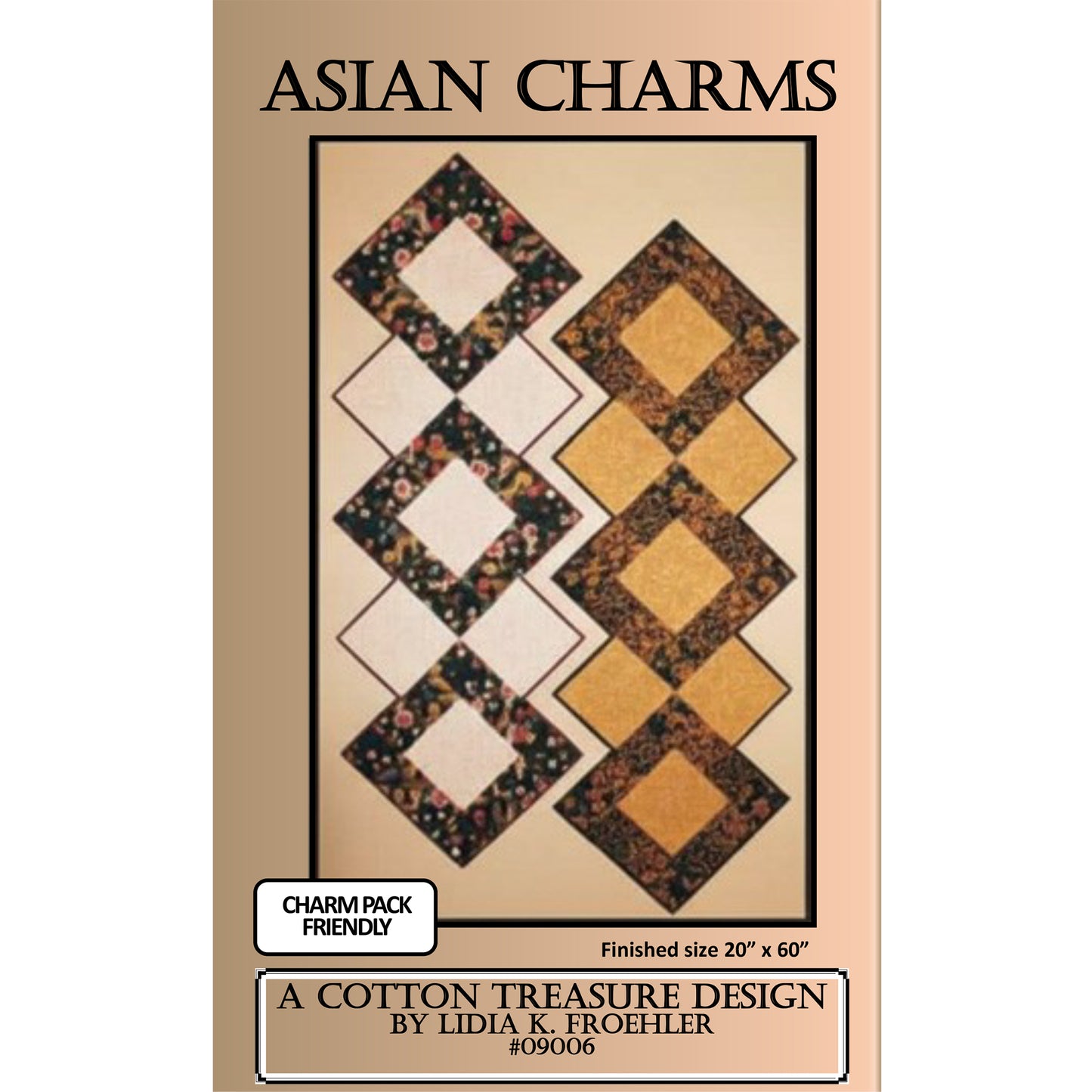 Asian Charms Pattern CTD-9006 - Paper Pattern