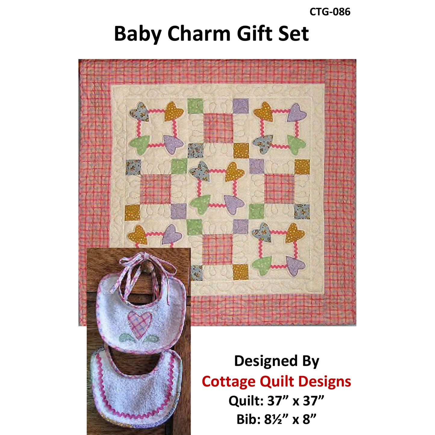 Baby Charm Gift Set Quilt CTG-086e - Downloadable Pattern
