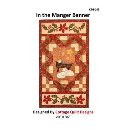 In the Manger Banner Pattern CTG-103 - Paper Pattern