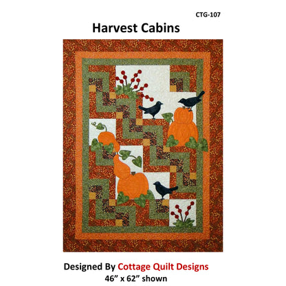 Harvest Cabins Quilt CTG-107e - Downloadable Pattern