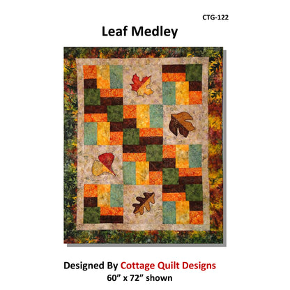 Leaf Medley Quilt CTG-122e - Downloadable Pattern