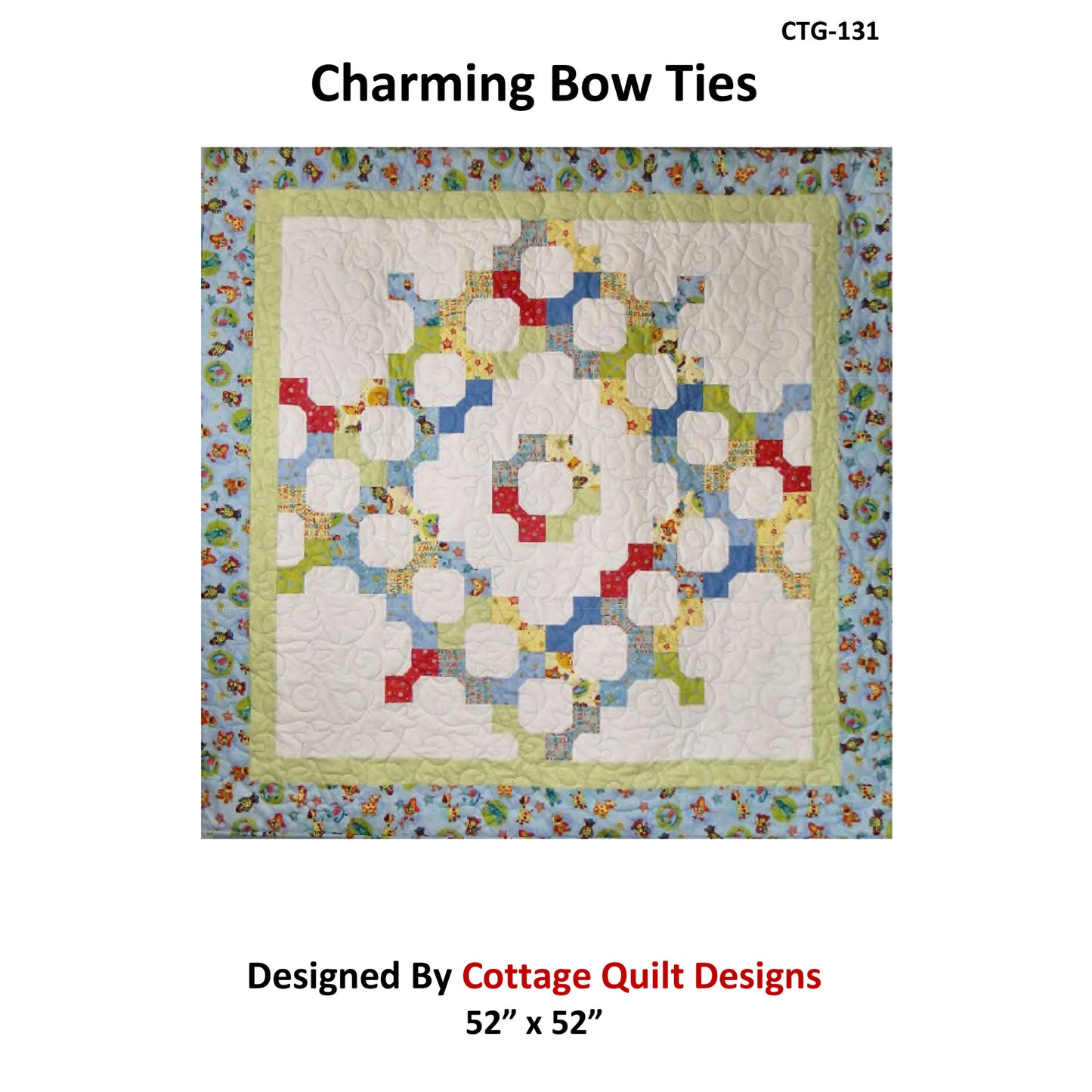 Charming Bow Ties Quilt CTG-131e - Downloadable Pattern