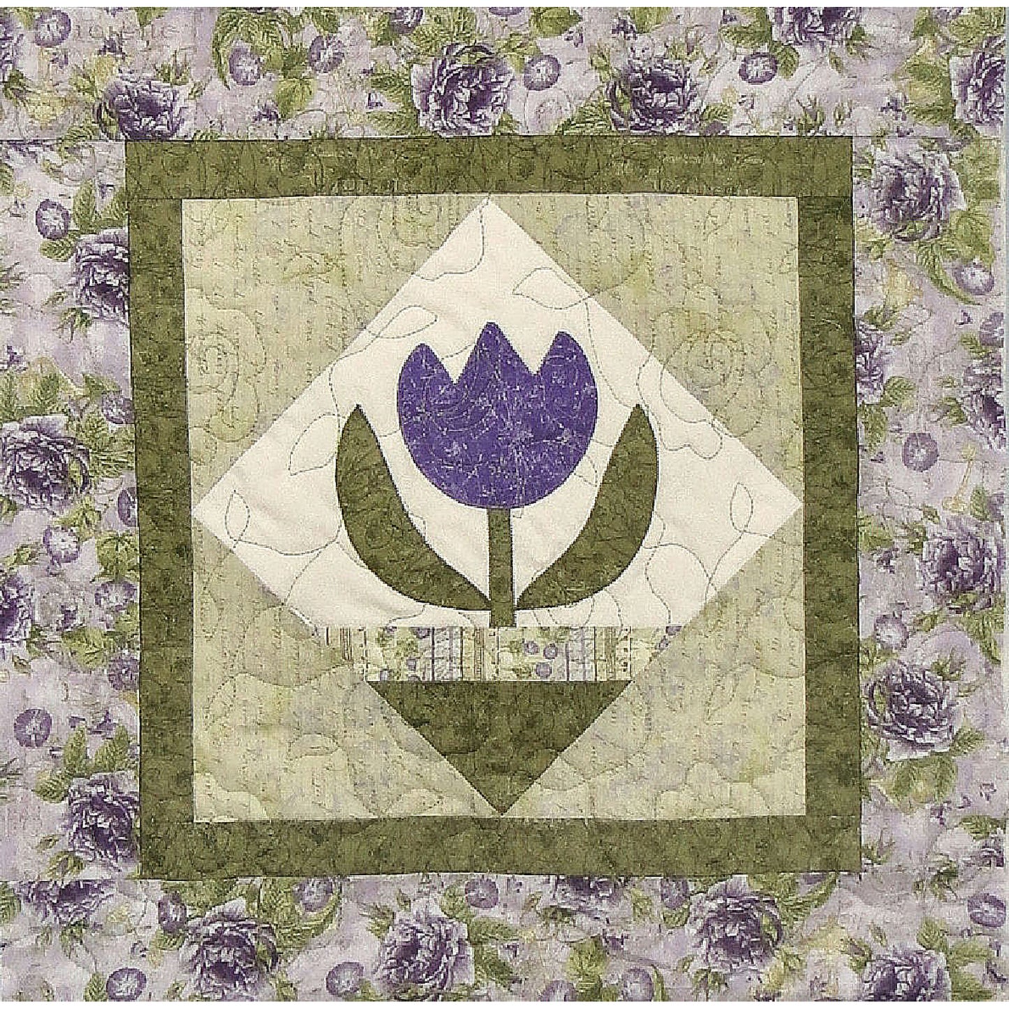Cottage Blooms Quilt Pattern CTG-132 - Paper Pattern