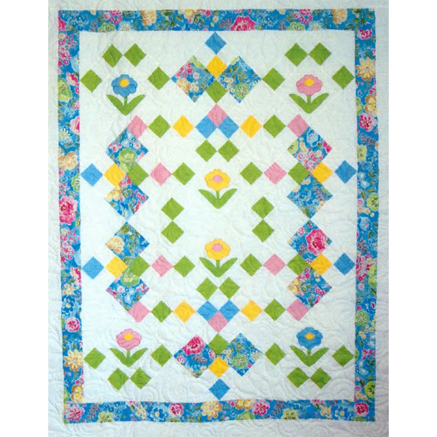 Garden Posies Quilt Pattern CTG-135 - Paper Pattern