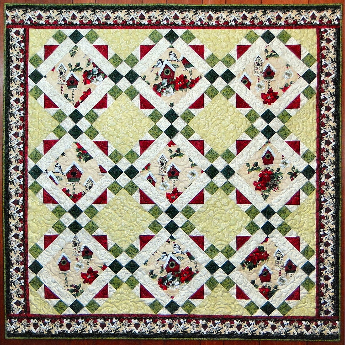 Holiday Squares Quilt CTG-174e - Downloadable Pattern