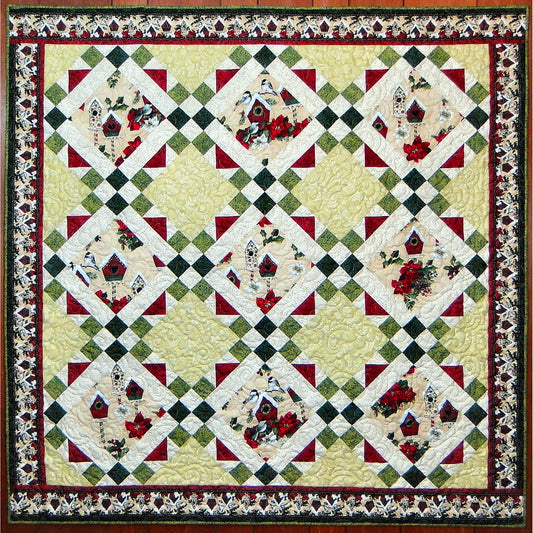 Holiday Squares Quilt Pattern CTG-174 - Paper Pattern