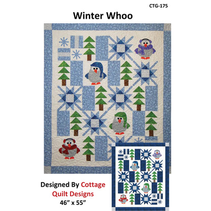 Winter Whoo Quilt Pattern CTG-175 - Paper Pattern