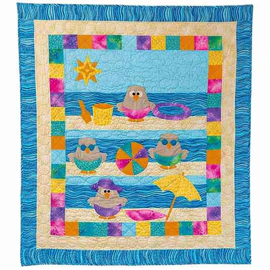 Beach Hoots Quilt Pattern CTG-176 - Paper Pattern