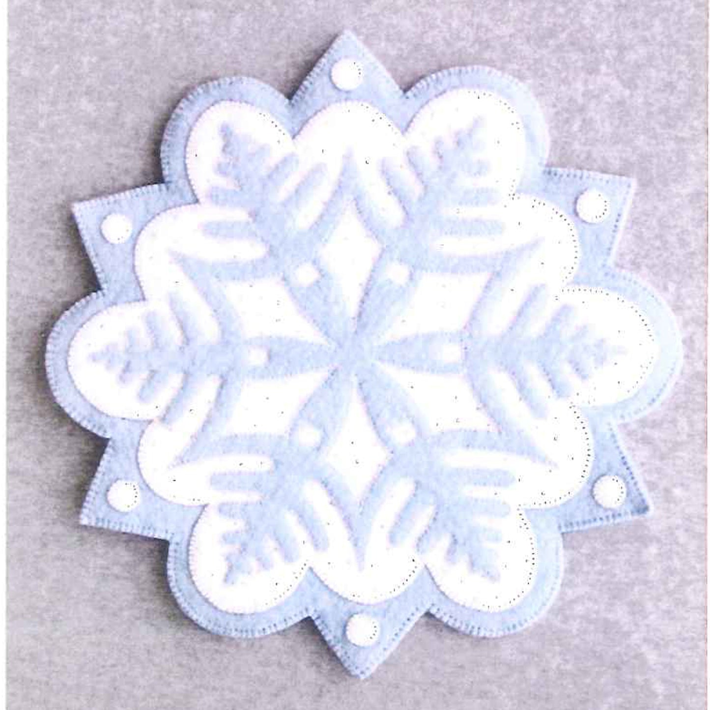 Snowflake #1 Table Topper Pattern DBM-001 - Paper Pattern