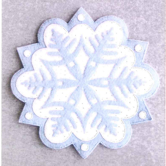 Snowflake #1 Table Topper DBM-001e - Downloadable Pattern