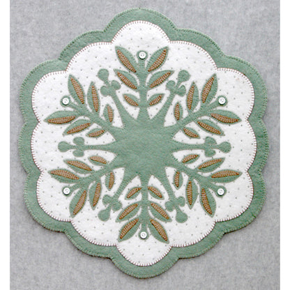 Leaf Snowflake #3 Table Topper Pattern DBM-003 - Paper Pattern