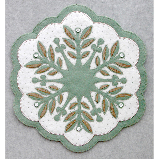 Leaf Snowflake #3 Table Topper Pattern DBM-003 - Paper Pattern