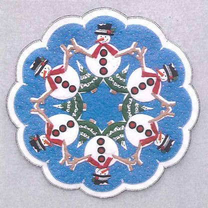 Snowmen Table Topper Pattern DBM-011w - Wholesale Product