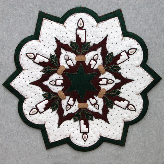 Candles Table Topper DBM-013e - Downloadable Pattern