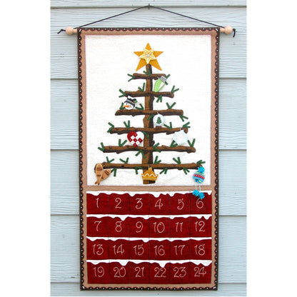 Yule Tree Advent Calendar Pattern DBM-020 - Paper Pattern