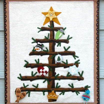 Yule Tree Advent Calendar Pattern DBM-020 - Paper Pattern