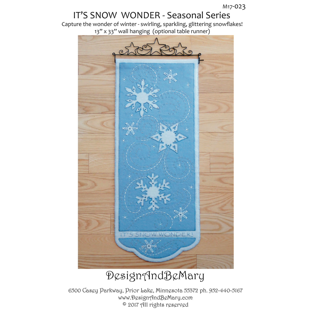 It's Snow Wonder Quilt Pattern DBM-023w - Wholesale Product