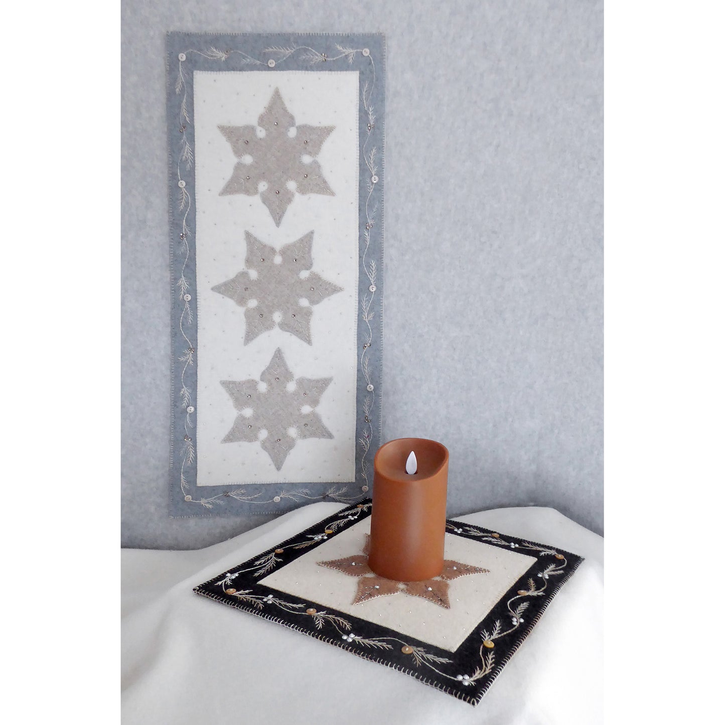 Simple Star Snowflakes Pattern DBM-026 - Paper Pattern