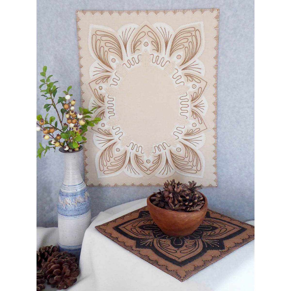 Art Nouveau Table Mat(s) Pattern DBM-027w - Wholesale Product