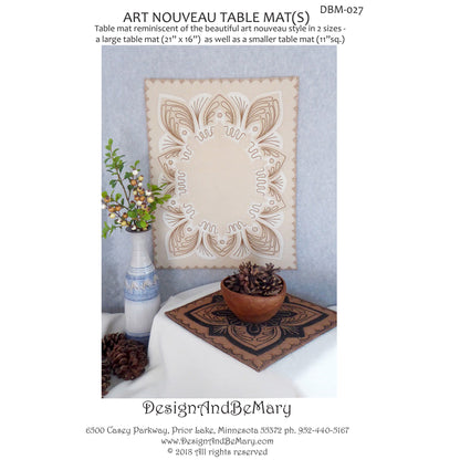 Art Nouveau Table Mat(s) Pattern DBM-027w - Wholesale Product