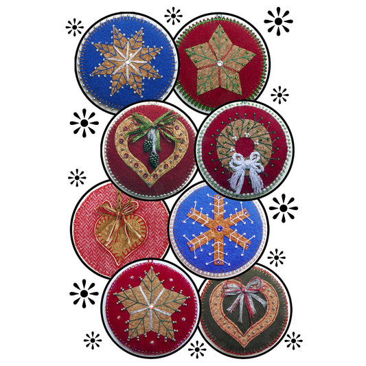 Classic Circle Ornaments/Tags DBM-043e  - Downloadable Pattern
