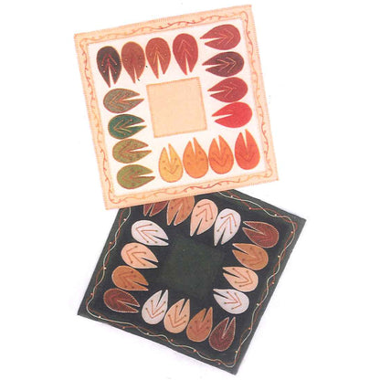 Modern Leaves Table Topper DBM-1416e - Downloadable Pattern