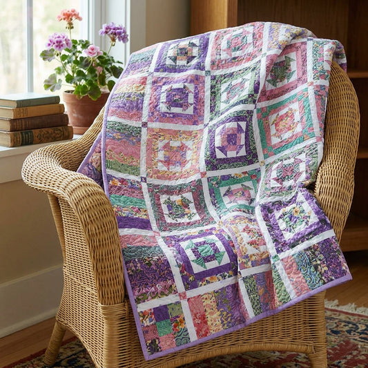 A Dash to the Finish - Classy Quilt  DCM-014e - Downloadable Pattern