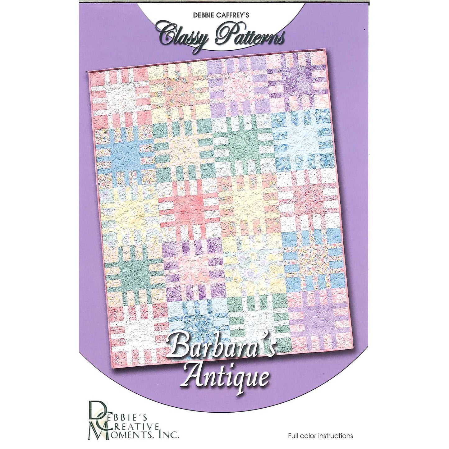 Barbara's Antique - Classy Quilt DCM-021e - Downloadable Pattern