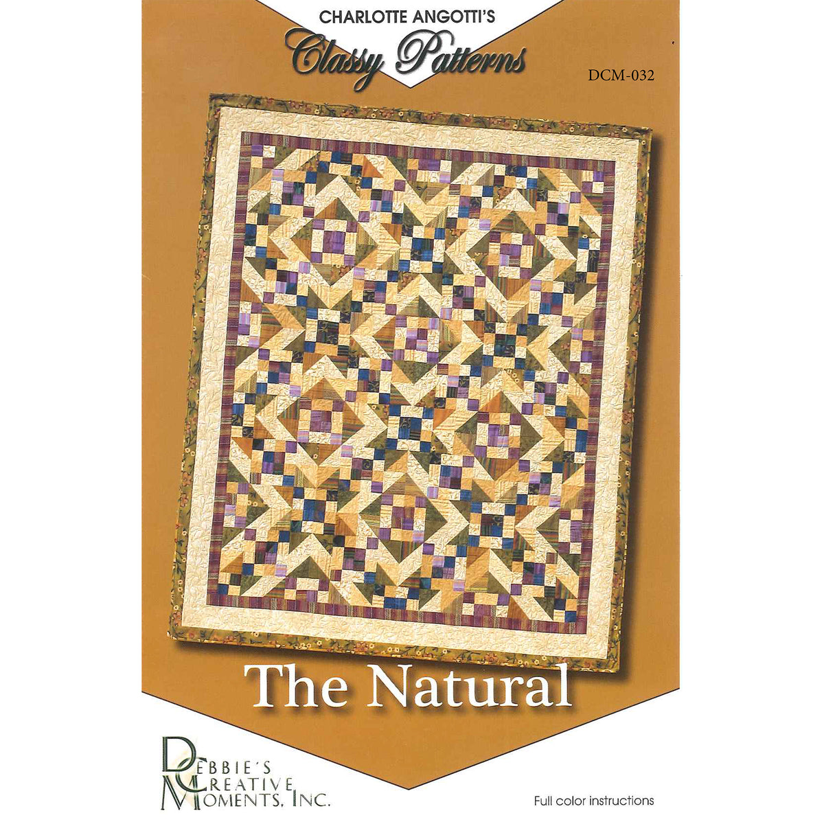 The Natural Quilt Pattern DCM-032 - Paper Pattern