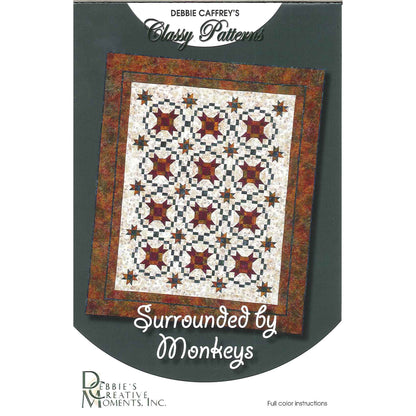 Surrounded by Monkeys - Classy Quilt Pattern DCM-037 - Paper Pattern