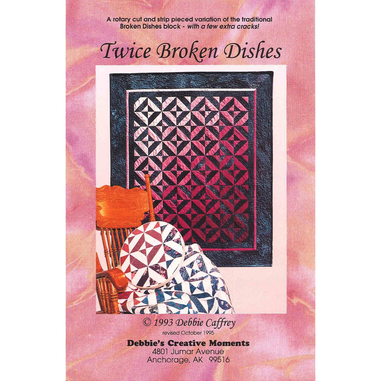 Twice Broken Dishes Quilt Pattern DCM-003 - Paper Pattern