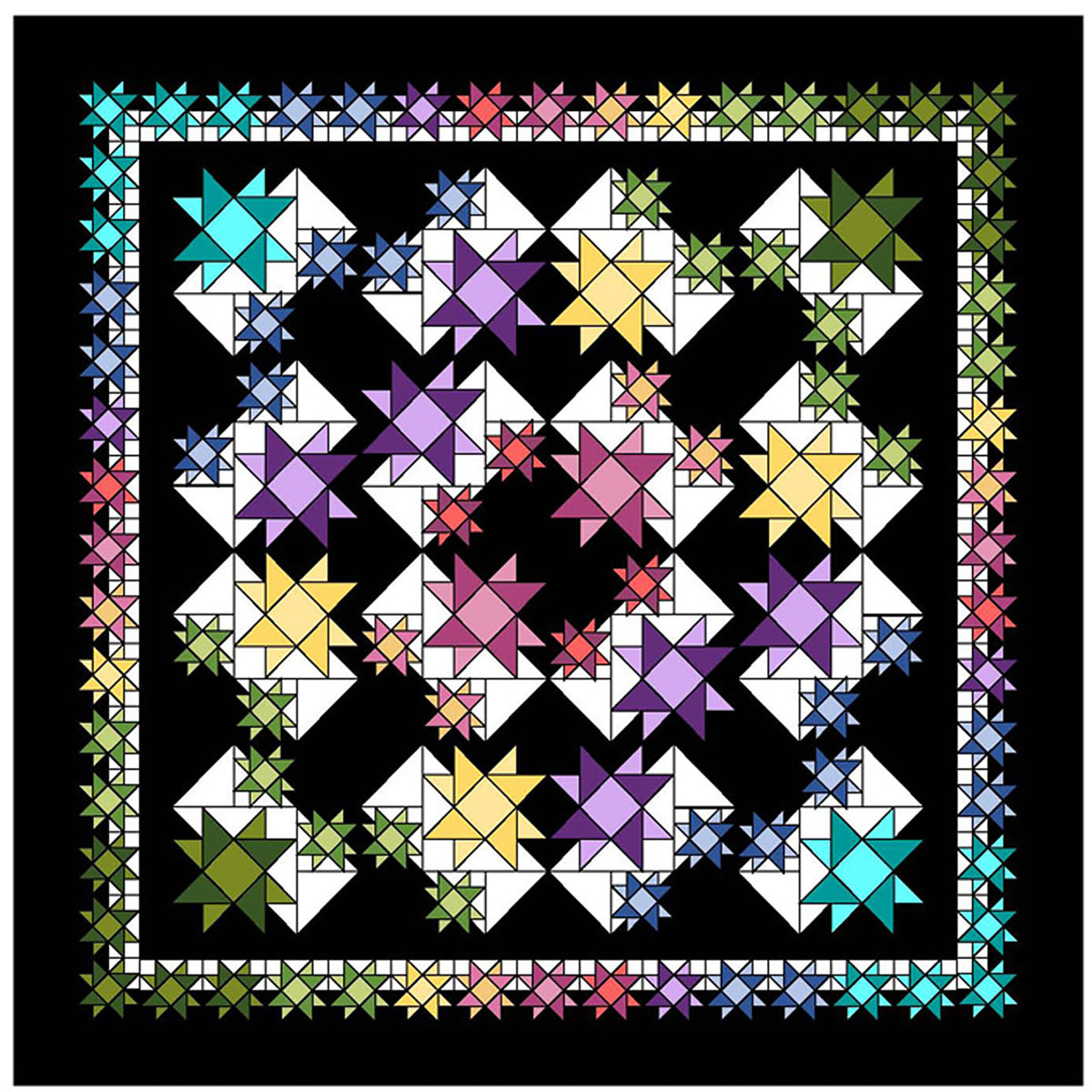 Queen Pattern Designs Quilter's Quandary Queen Quilt DCM-042e - Downloadable Pattern ...
