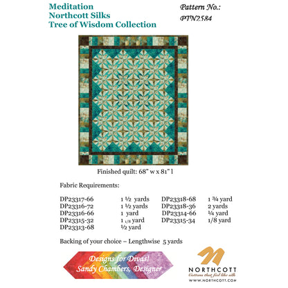 Meditation Quilt DFD-2584e - Downloadable Pattern