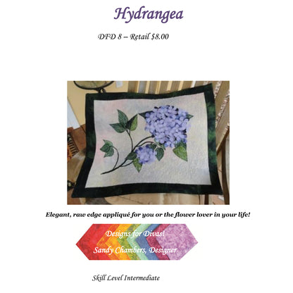 Hydrangea Quilt DFD-8e - Downloadable Pattern