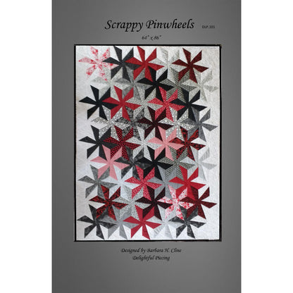 Scrappy Pinwheels Quilt DLP-101e - Downloadable Pattern