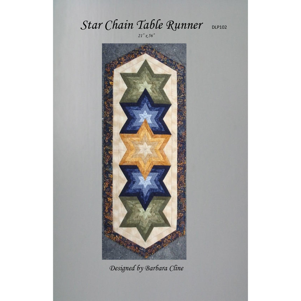 Star Chain Table Runner Pattern DLP-102 (advanced, table runner ...