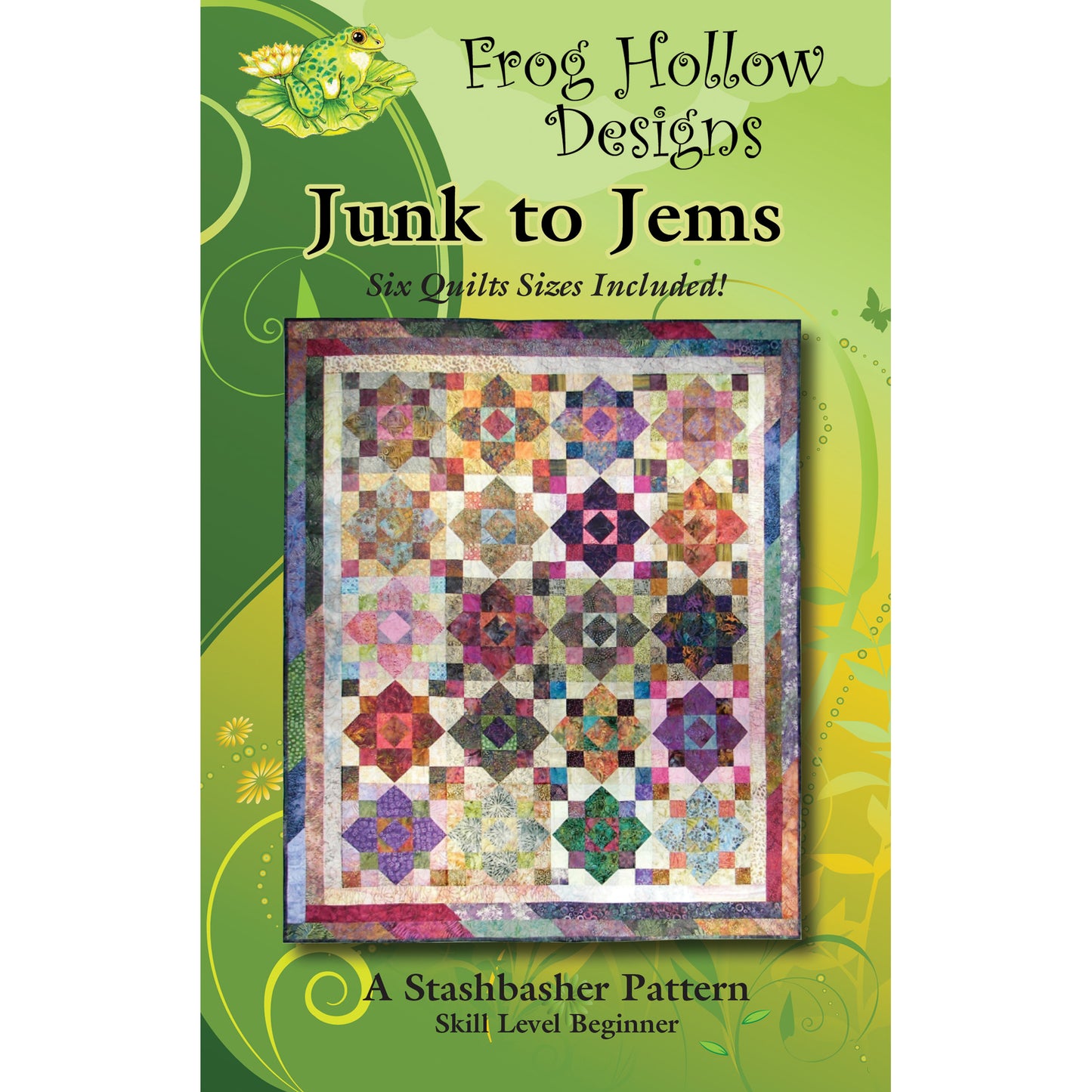 Junk to Jems Quilt FHD-106e - Downloadable Pattern