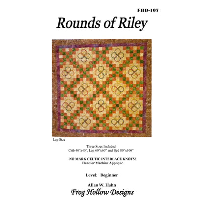 Rounds of Riley Quilt Pattern FHD-107 - Paper Pattern