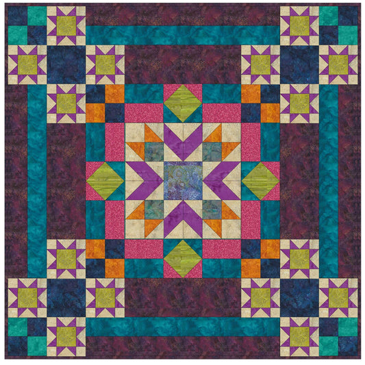 Star Struck Quilt Pattern FHD-111 - Paper Pattern