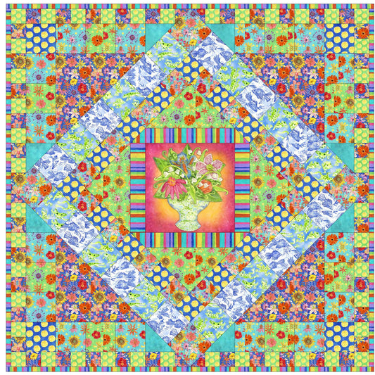 Impressionist Quilt Pattern FHD-115 - Paper Pattern