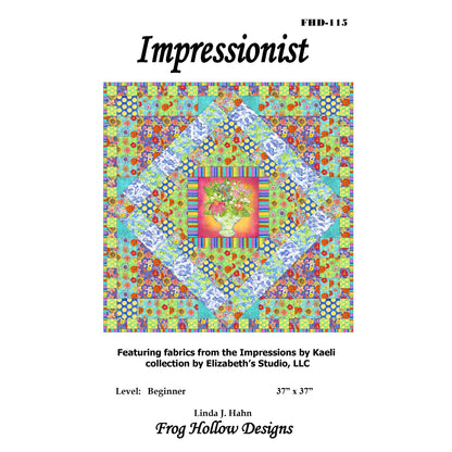 Impressionist Quilt Pattern FHD-115 - Paper Pattern