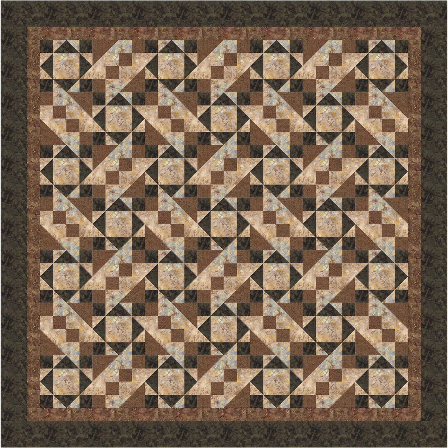 Woven in Stone Quilt Pattern FHD-116 - Paper Pattern