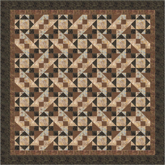 Woven in Stone Quilt Pattern FHD-116 - Paper Pattern