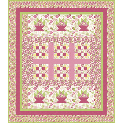 Emma's Baskets Quilt Pattern FHD-117 - Paper Pattern