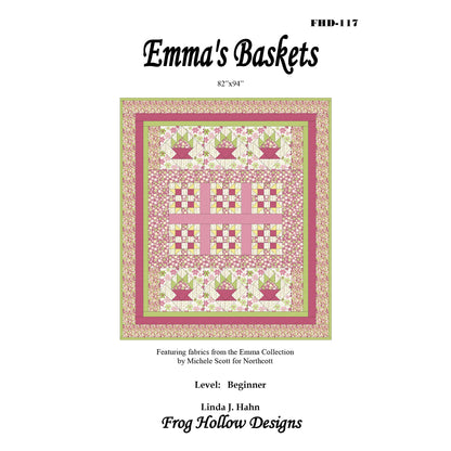 Emma's Baskets Quilt Pattern FHD-117 - Paper Pattern