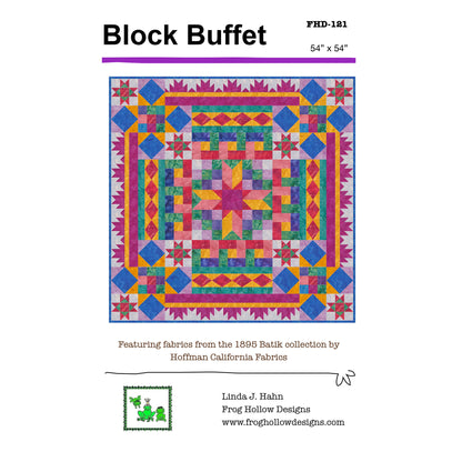 Block Buffet Quilt FHD-121e - Downloadable Pattern