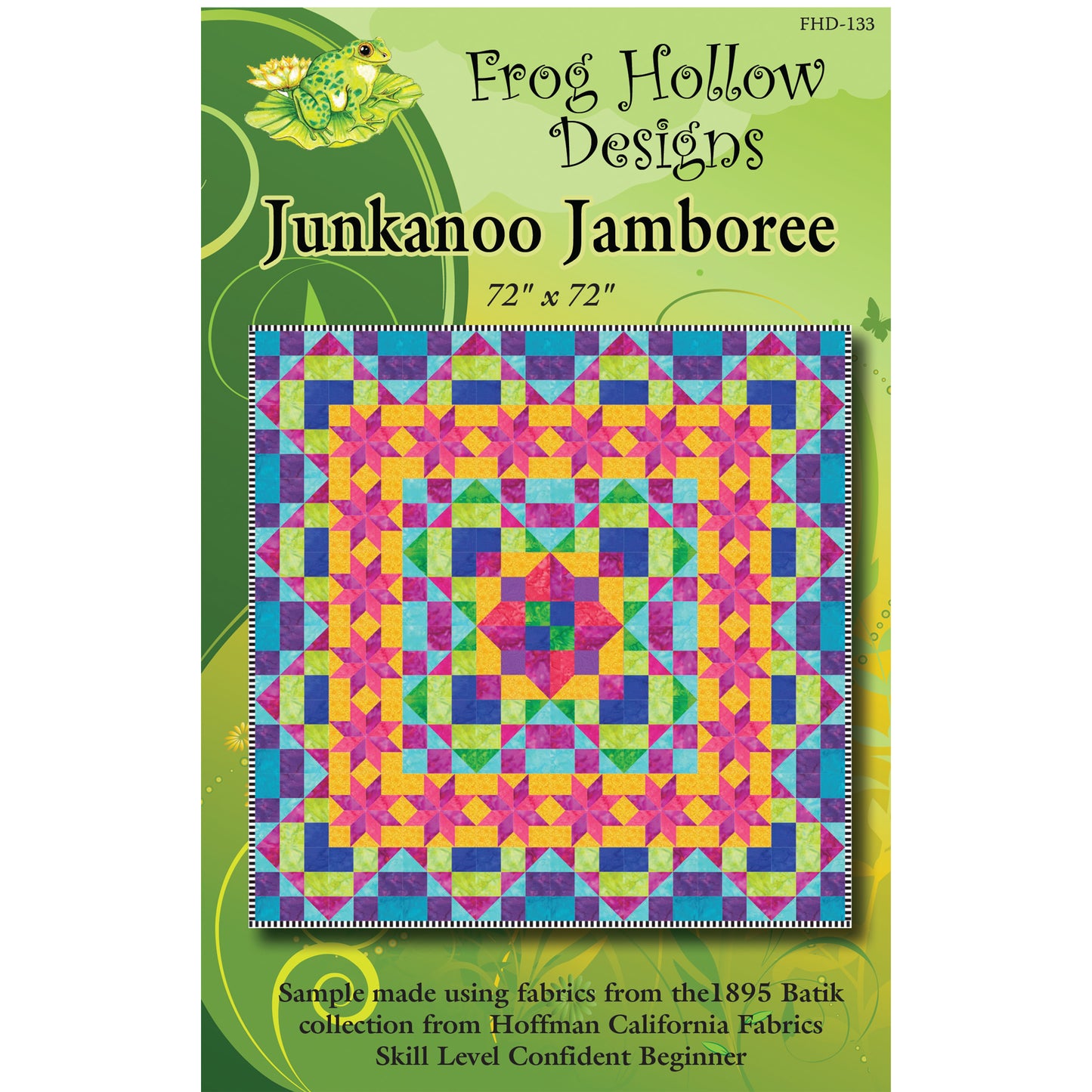 Junkanoo Jamboree Quilt FHD-133e - Downloadable Pattern