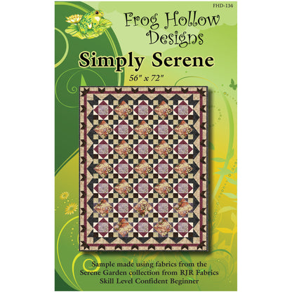 Simply Serene Quilt Pattern FHD-134 - Paper Pattern