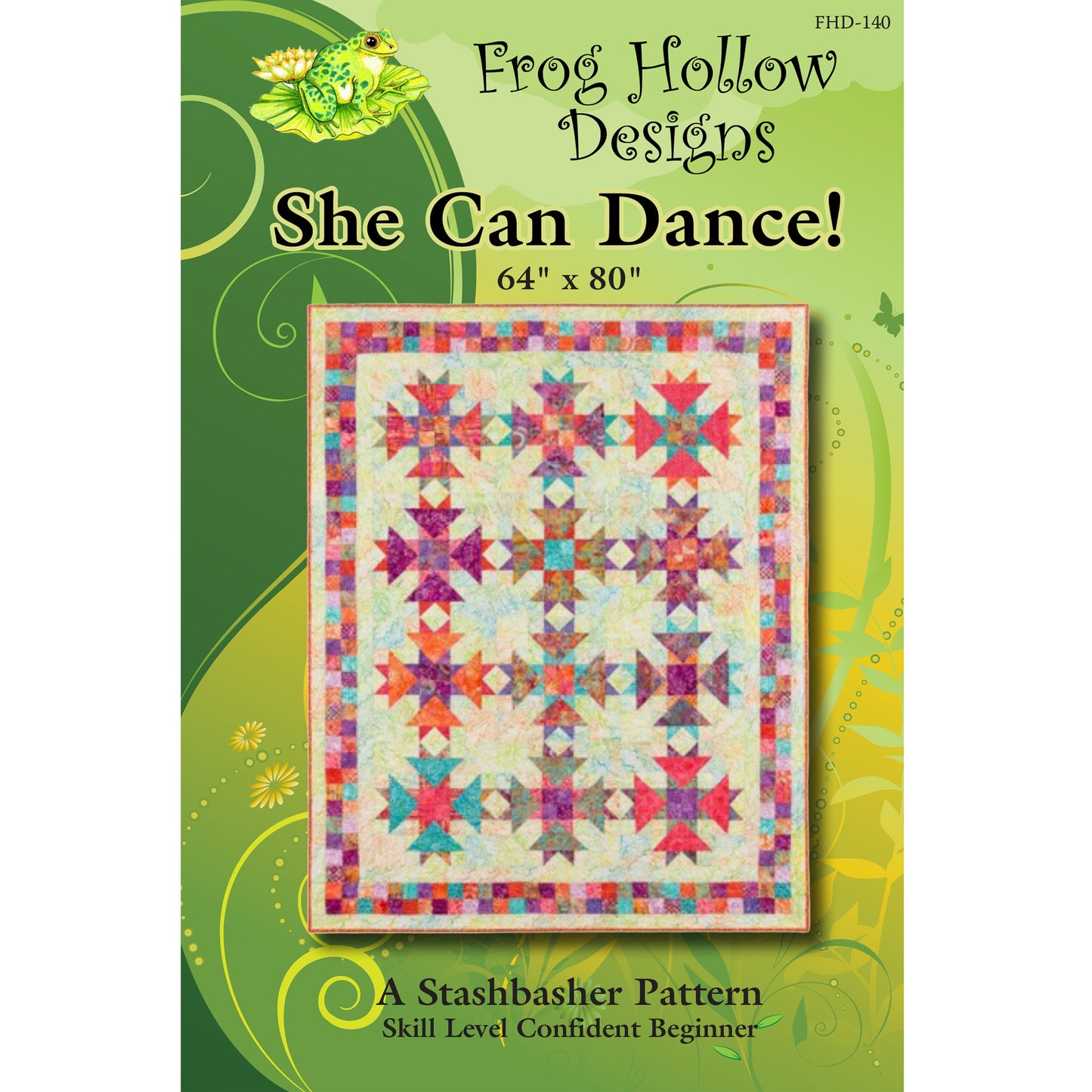 She Can Dance! Quilt Pattern FHD-140 - Paper Pattern